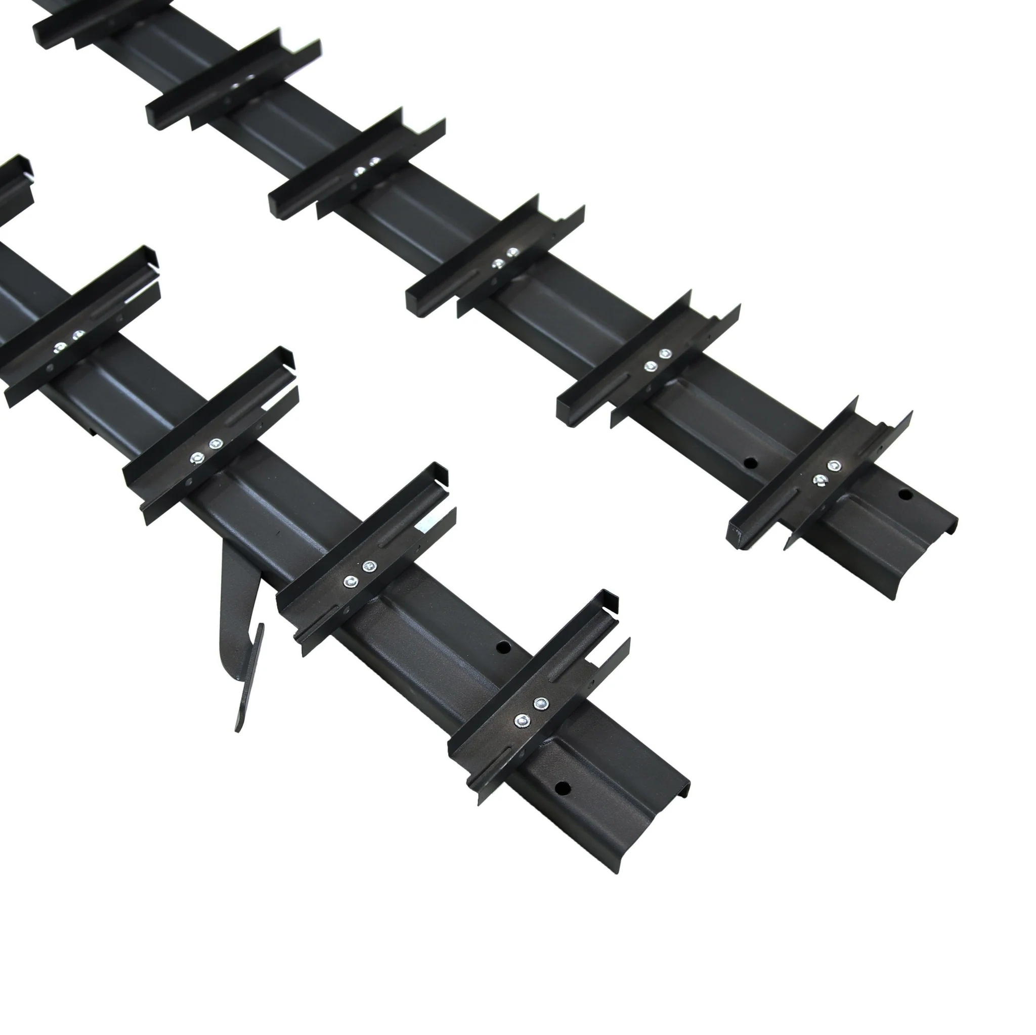 Jalousiesystem Aluminium 1090 mm Pulverbeschichtung Schwarz RAL 9004 Paar-89-11FGSWS1090ALR9004-A.4