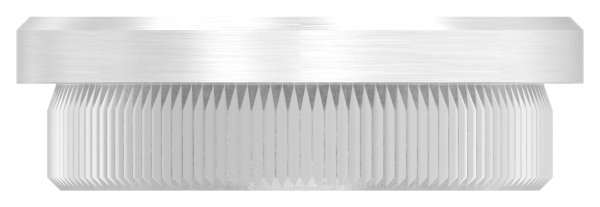 Einsteckkappe V2A fuer Rohr Ø 42-4x2-5 mm flach mit Entwaesserungsbohrung 5 mm-11-5071.4