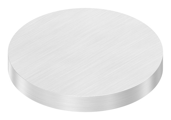 Ronde - Masse- Ø 80x10 mm - mit Laengsschliff - V2A-11-2241-10.4