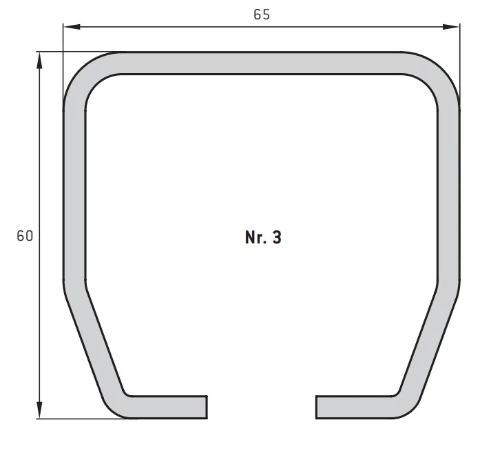 Sliding gate fitting 3 | Gate weight per leaf up to 600 kg