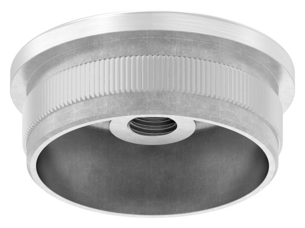 Rohrstopfen fuer Ø 42-4x2-0 mm leicht gewoelbt mit M8 zum Einschlagen V2A-11-5231.4