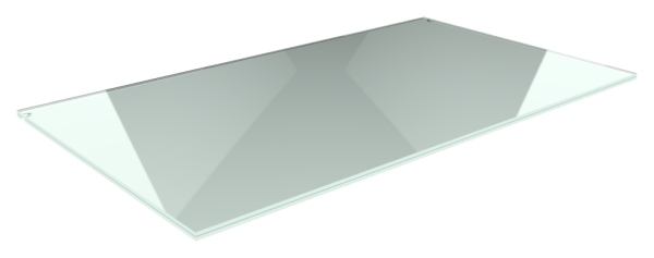 Eleganza canopy Glas- 1400x800mm VSG aus 2x8mm TVG mit 1-52mm PVB-88-11VDE-G17P.1400X800