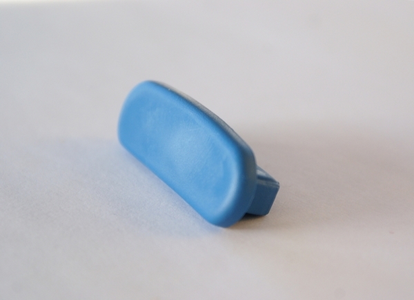 Endkappe fuer Kunststoffhandlauf fuer 40 x 8mm- lichtblau-88-11EK-F408.013