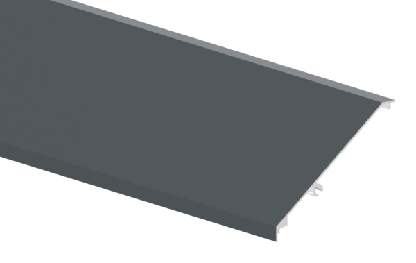 Design-Abdeckung fuer eleganza canopy- L- 1405mm- RAL7016-88-11VDE-AB-1400.7016