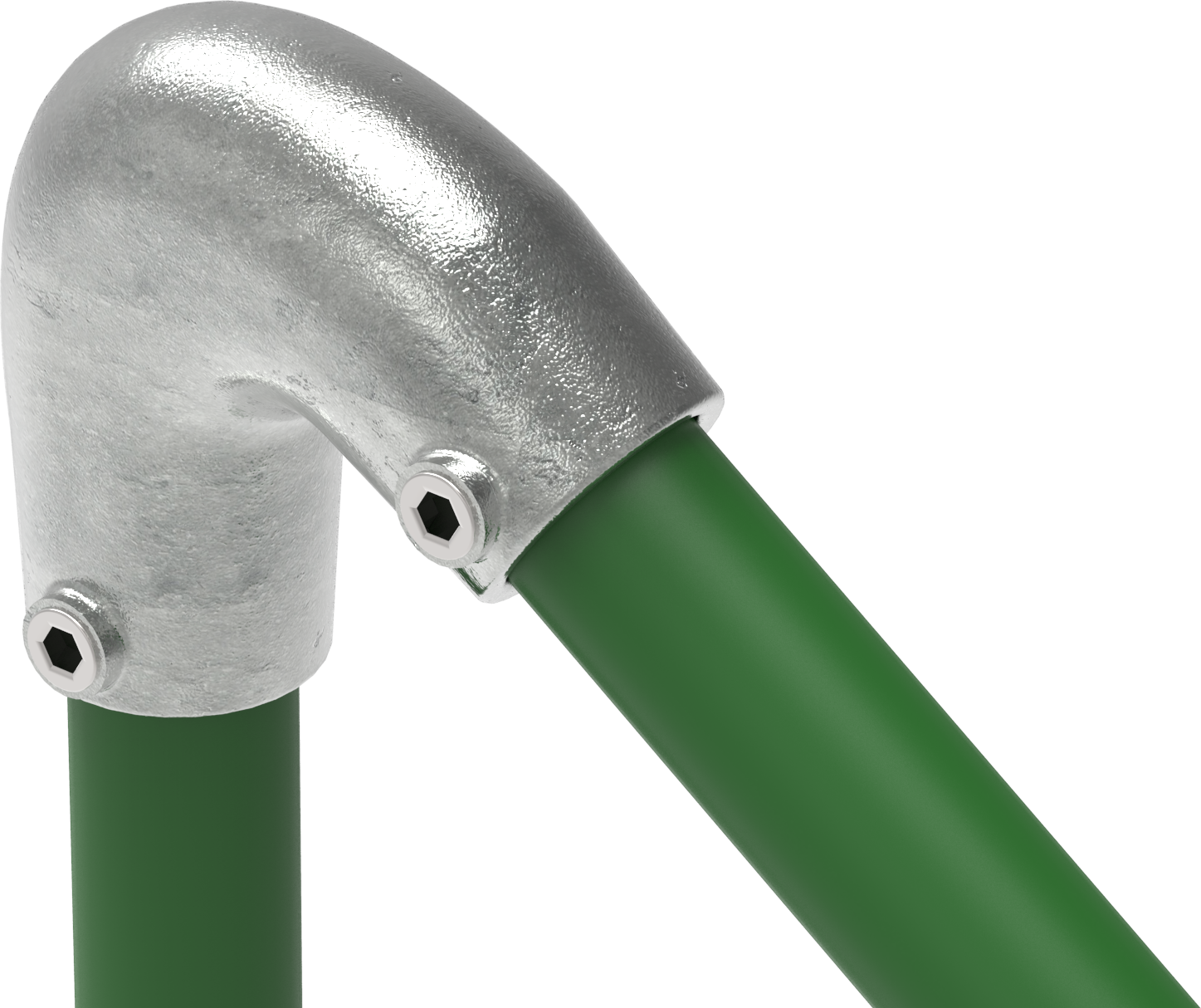 Rohrverbinder - Bogen variabel 40-70° - 123C42 - 42-4 mm - 1 1-4- - Feuerverzinkt u. Elektrogalvanisiert-123C42