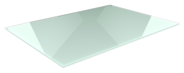 Vordachglas VSG aus 2x8 mm TVG 2000 x 1000 mm mit 1-52 mm PVB-88-11VDE-G17P.2000X1000
