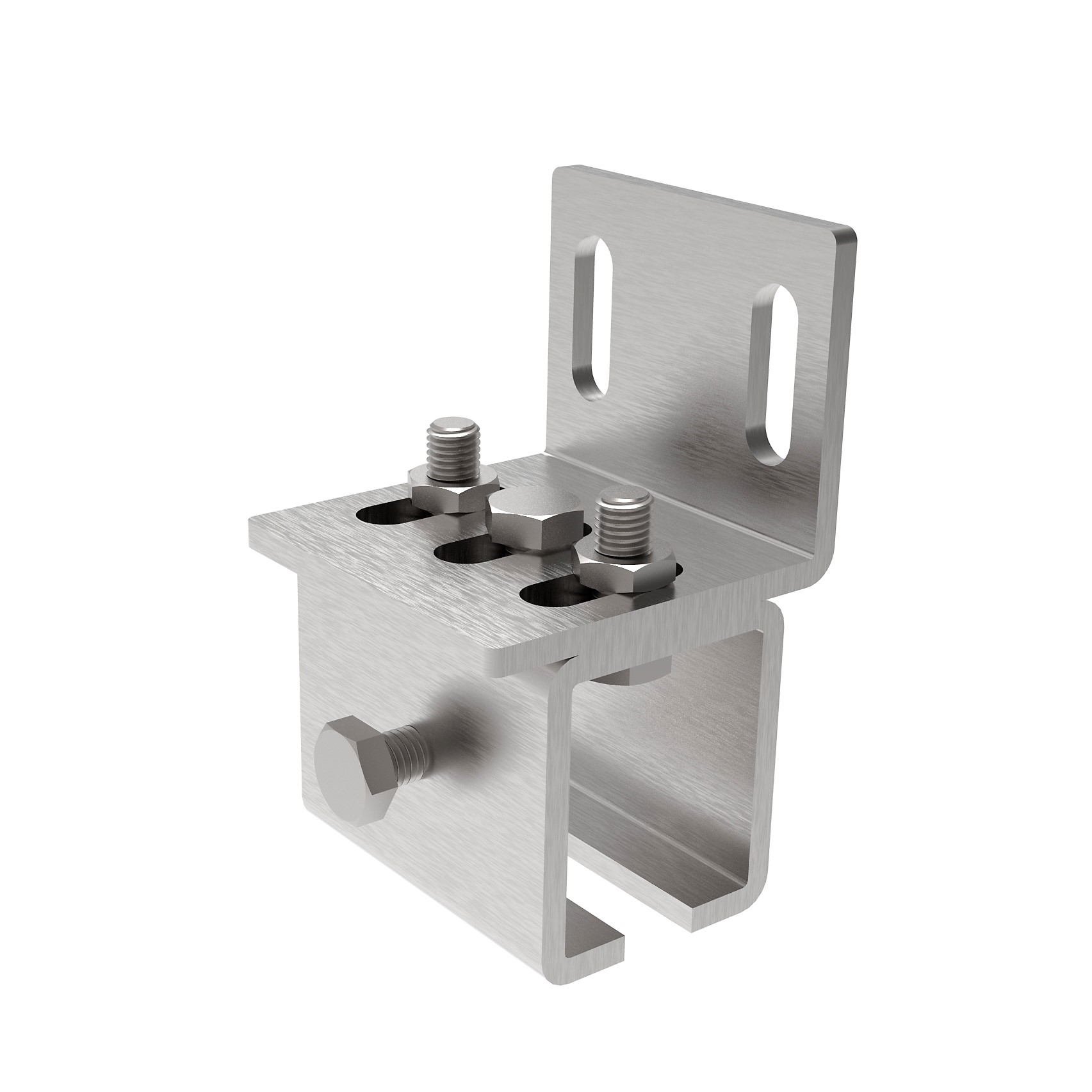 Seitenwandhalter Stahl verzinkt fr Profil 42x54 mm zur Seitenmontage-89-11H47B42X54-A.4
