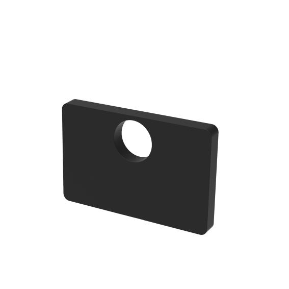 Gummieinlage fuer Glashalter- Glasstaerke 12 mm- Modell 24- Schwarz-89-11A1924012-A.4