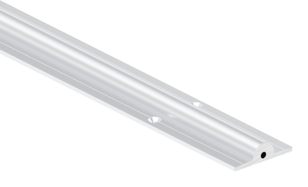 Laufschiene Aluminium 6000 mm eloxiert E6-EV1 mit Senkbohrungen  19 mm-88-1110201805-ALU.6M