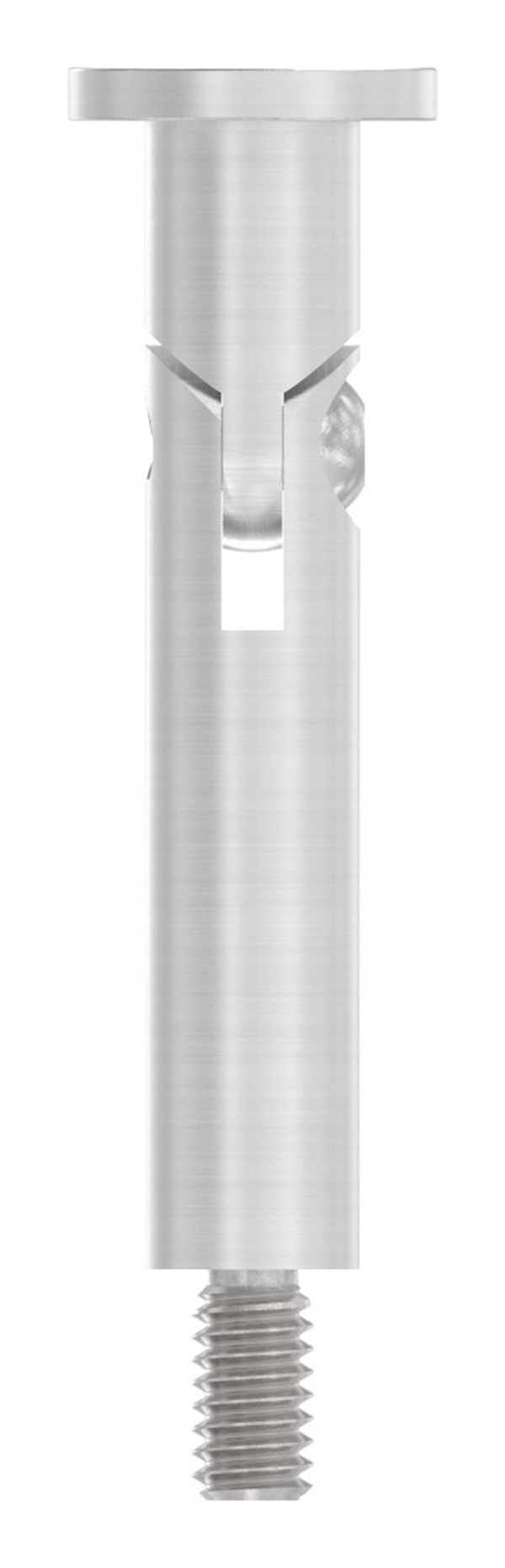 Gelenkstift mit Halteplatte - Anschluss- flach - V2A-11-3829.4