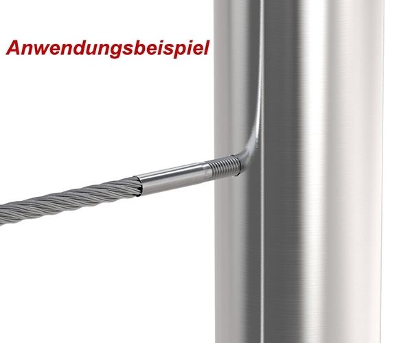 Edelstahlseil 7x7 - flexibel - Ø 4 mm - Preis pro Meter - V4A-11-2800.1