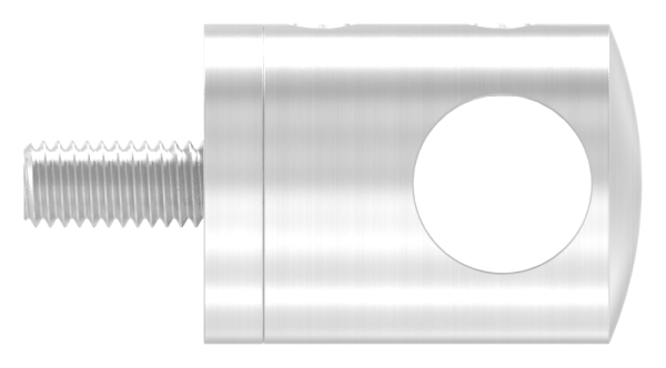 Querstabhalter Edelstahl V4A Bohrung Ø 12-2 mm fuer Ø 12 mm Profil- gerader Anschluss-88-1150406-240A.V4A