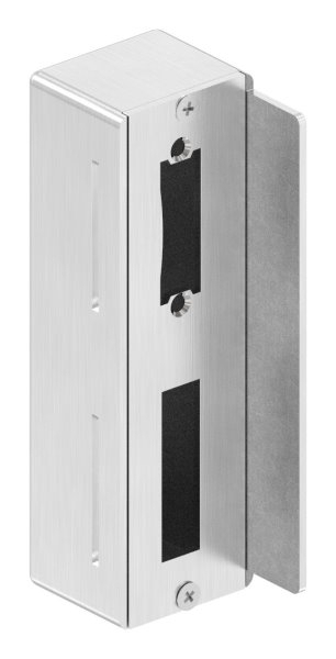 Gegenkasten Edelstahl V2A fuer Abstand 72 mm- 50 mm eckig geschliffen-88-1159112.240