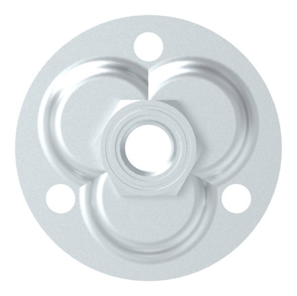 Verstellbare Mauerplatte fuer M20- verzinkt-88-11860-T.M20