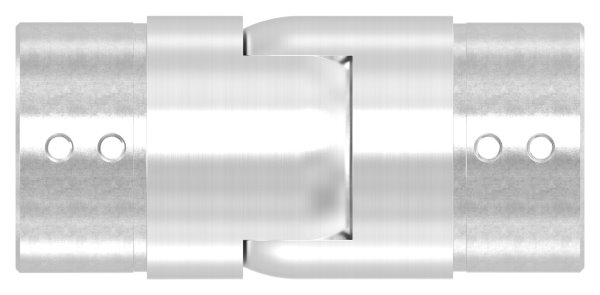 Verbinder flexibel Edelstahl V4A fuer Nutrohr Ø 60-3 x 1-5 mm abwaerts 25-55°-88-1160354.V4A