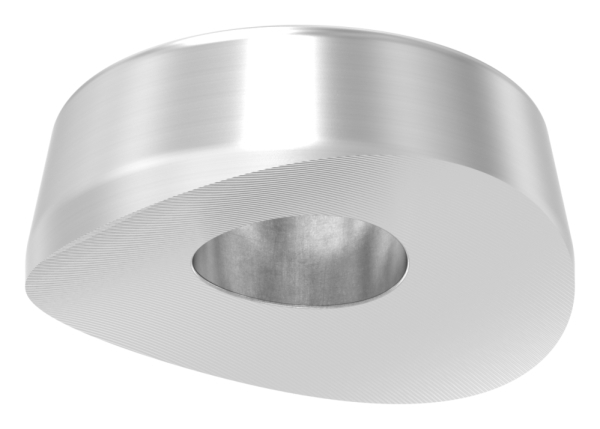Ausgleichsstueck Edelstahl V2A Ø 48-3 mm- Ø 18 mm- Bohrung Ø 7 mm- geschliffen 240-88-1151340-240.48