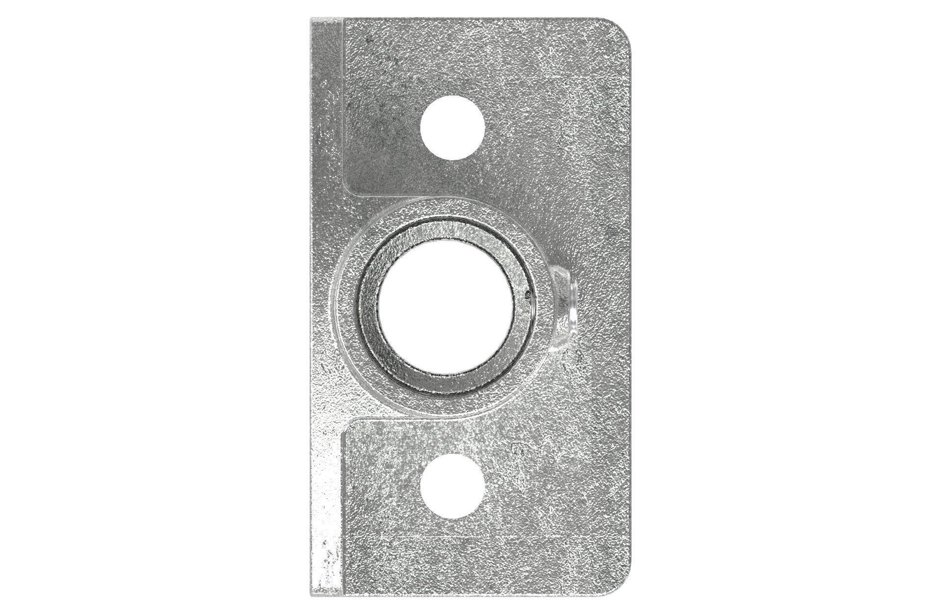 Rohrverbinder - Massive Wandhalterung - 247D48 - 48-3 mm - 1 1-2- - Feuerverzinkt u. Elektrogalvanisiert-247D48