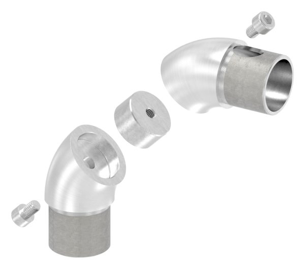 Rohrbogen verstellbar- fuer Rundrohr Ø 33-7x2-0 mm V2A-11-3642.4