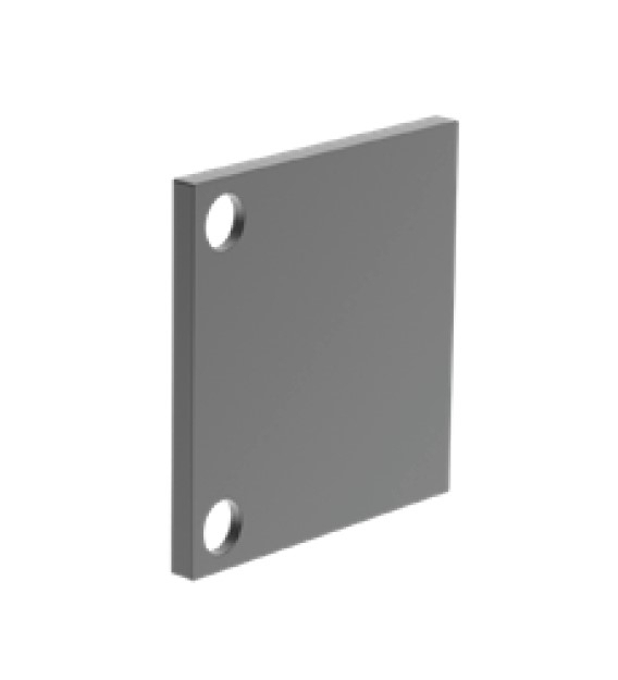 Adapterkappe Aluminium 40 x 40 x 3 mm fuer 20 mm Fuellungen- Anthrazit RAL 7016-89-11FGCA40X40R7016-A.4
