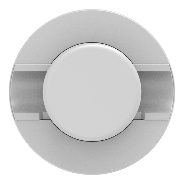 BRENK-fix® Halter Ø 50mm- Kunststoff- lichtgrau 4 Stueck-88-11BR-50LG.KS