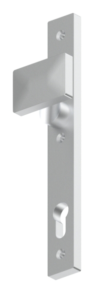 Alu-Tuerdruecker - Masse- 30x245x10 mm - Form- gekroepft - Aluminium EV1-12-3051.6