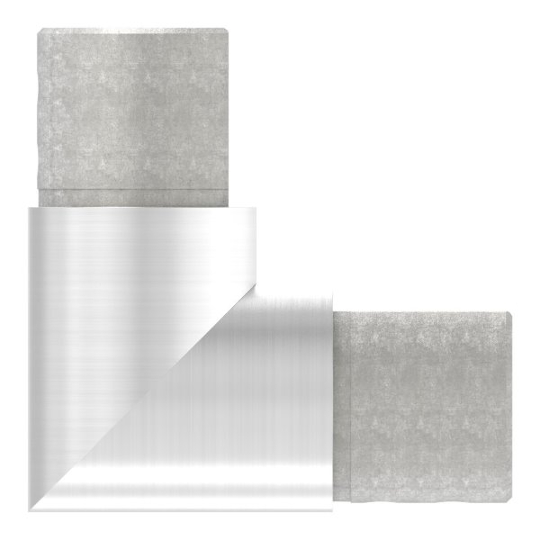 Rahmenecke 90° - vertikal - fuer Nutrohr Ø 42-4 mm - V4A-12-2315.1