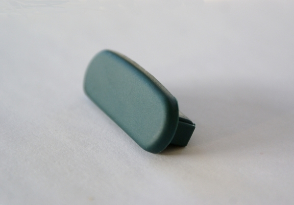 Endkappe Kunststoff fuer Handlauf 40 x 8 mm blaugruen-88-11EK-F408.021
