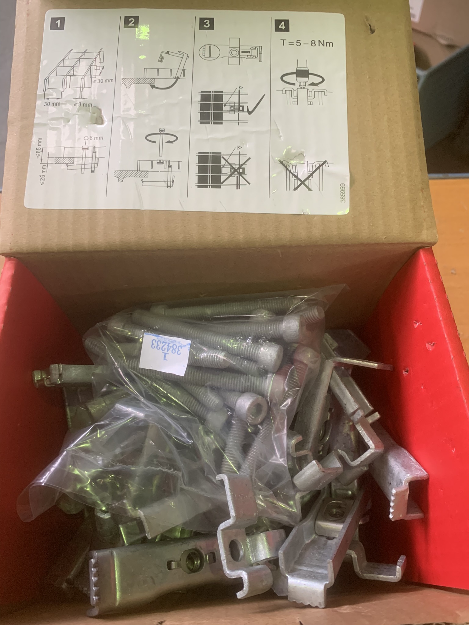 Gitterrost-Klemme Hilit 25mm - 40mm MW30-30  -Stahl S235JR- feuerverzinkt-26-HILTIXGR.7