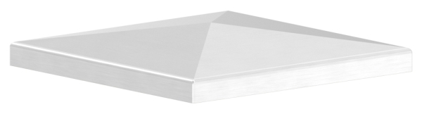 Pfostenkappe Edelstahl fuer Vierkantrohr- 120x120 mm geschliffen V2A-11-2576.4