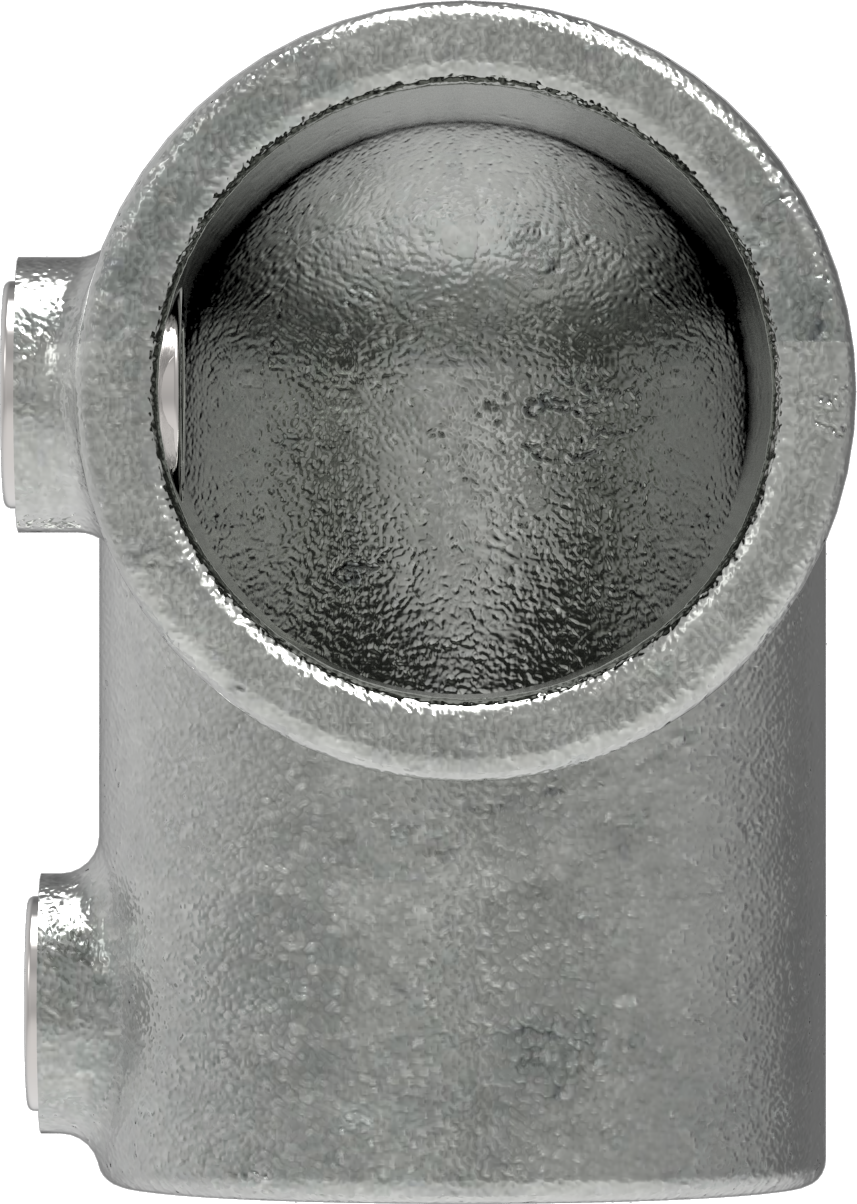 Rohrverbinder - Bogen 90° - 125D48-C42 - 48-3 mm; 42-4 mm - 1 1-2-; 1 1-4- - Feuerverzinkt u. Elektrogalvanisiert-125D48-C42