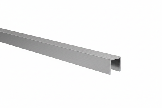 Verglasungsprofil U-Profil Aluminium 15x15x2-0 mm fuer Glas 6-8 mm L=6000 mm-89.GSALZP1515SVA