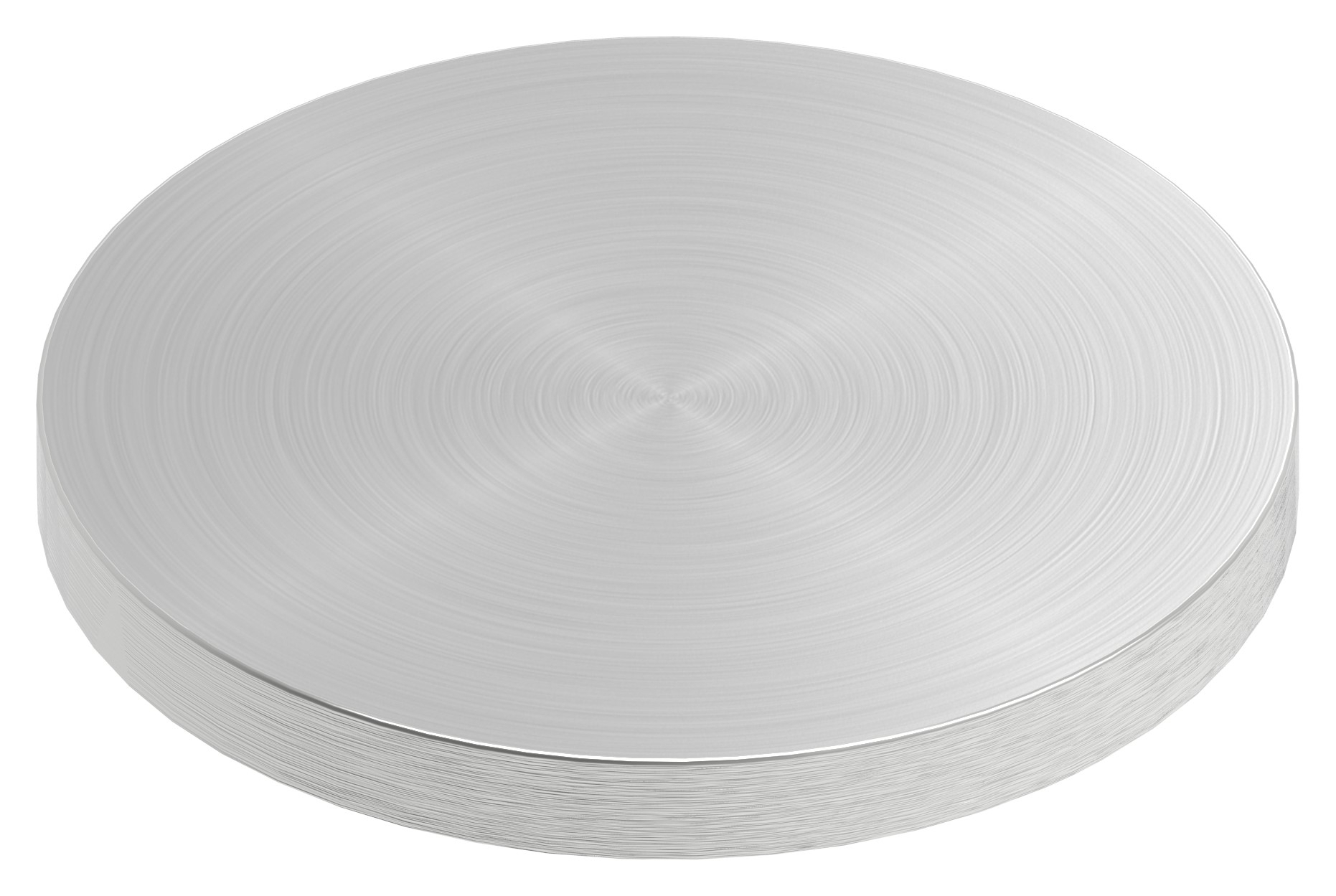 Ronde - Masse- Ø 100x6 mm - mit Rundschliff - V2A-11-2242R.4