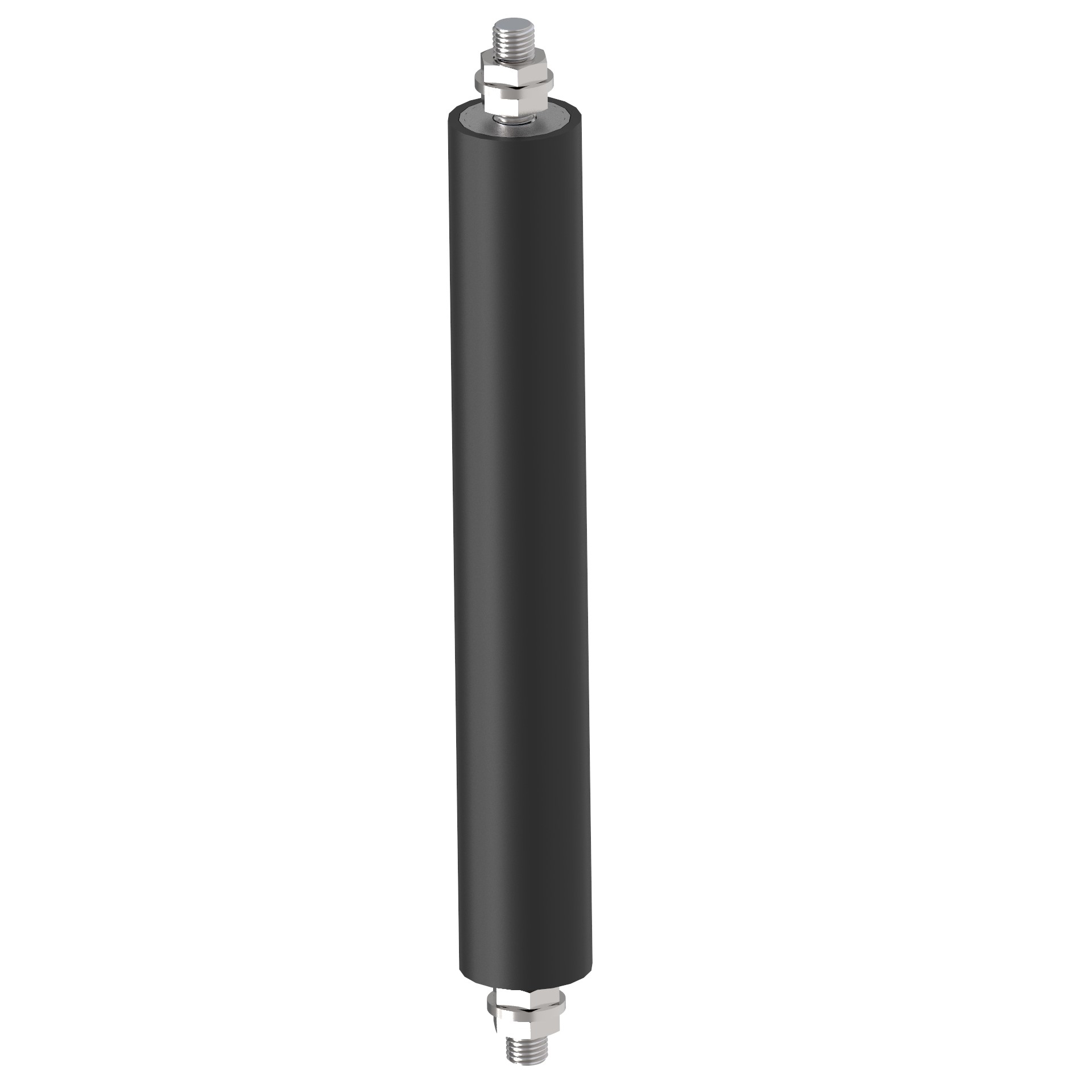 Obere Fuehrungsrolle Stahl - Gummi Ø 50 mm H=340 mm zum Anschrauben-89-11H29V-A.4