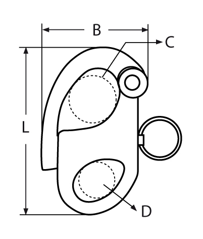 Schnappschaekel Laenge- 35 - 96 mm V4A - Verkauf in VPEs-66-64-411.8288