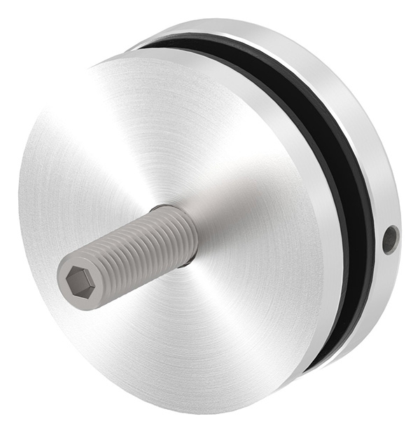 Glaspunkthalter Ø 72 mm fuer Anschluss- flach V2A - V4A-10-GPH72.1