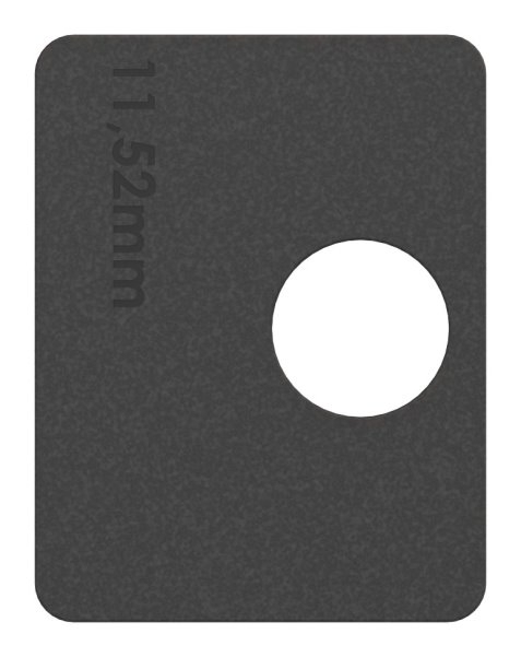 1 Paar Gummis zu Glasklemme 52x52x32-5 mm AbZ fuer 11-52 mm Glas VSG-10-3114ABZ.0