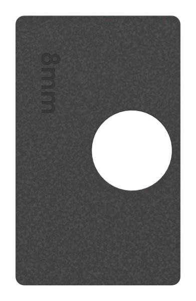 1 Paar Gummis zu Glasklemme 45x45x26 mm AbZ fuer 8 mm Glas ESG-10-3008.0ABZ