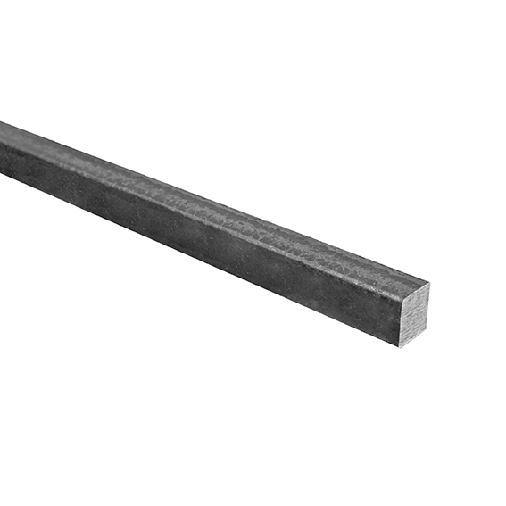 Vierkantstange Stahl 12x12 mm 6000 mm warmgewalzt-89-1112X126M-A.4