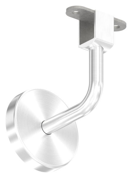 Handlaufhalter V2A fuer Nut 24x24mm Buegel Ø 12mm Kabeldurchfuehrung konvex-88-11LED-NU-HH-240.KD