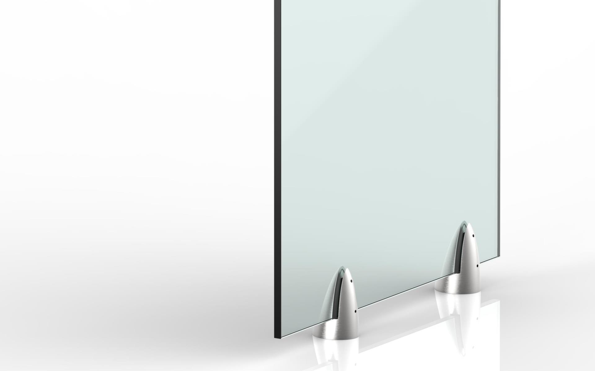 Verstellbarer Glaszapfen Edelstahl AISI 304 fuer Glas 16-76-21-52 mm Top-Montage-89-11A6501000-A.4