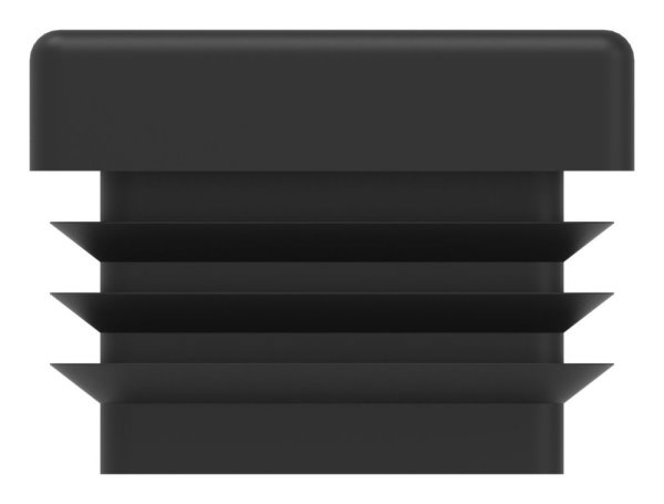 Kunststoffkappe Kunststoff fuer Quadratrohr 30 x 30 mm Wandstaerke 2-0 mm M8 Gewinde schwarz-88-11178-30X30.M8