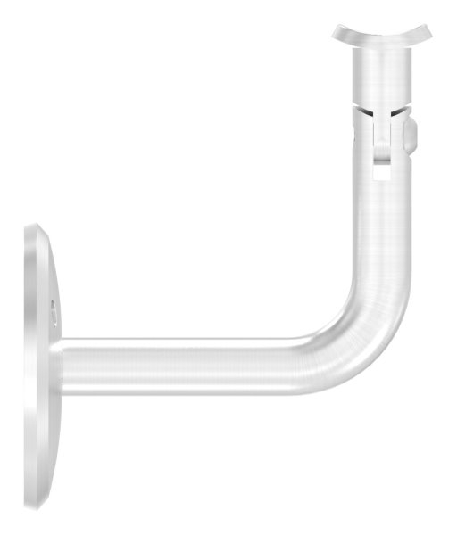 Handlaufhalter mit Gelenk und Halteplatte fuer Ø 42-4 mm V2A-11-2033.4