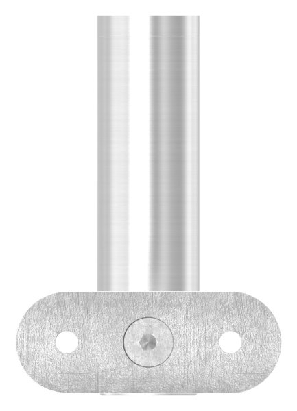 Handlaufhalter V2A fuer Rohr 42-4 mm Wandabstand 80 mm zum Anschrauben-11-2052.4