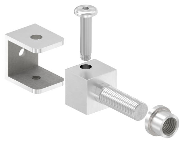 Verstellbares Torband mit Gewindehuelse M20- V2A-88-11123-M20.VA