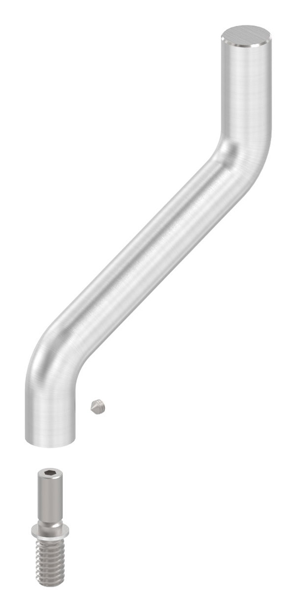 Buegel Edelstahl V2A Ø 14 mm- H 100 mm- M8 Gewinde- zum Anschweissen-88-1150472.240