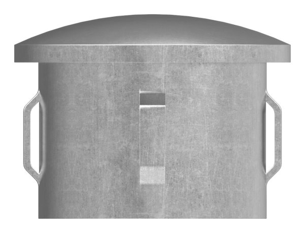 Stahlstopfen - leicht gewoelbt - fuer Ø 42-4x1-8-2-2 mm - Stah S235JR- roh-30-2902.8