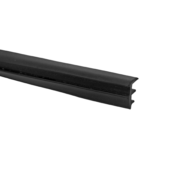 Gummidichtung fuer Glasprofil GS-AL-ZP-3535 - fuer Glas 8 mm - L=3000 mm-89-11GSPVCZP35358NB-A.4