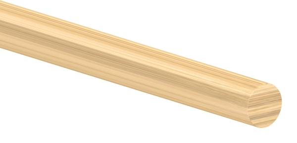 Holzhandlauf Eiche- Ø 42-4mm- L- 1m-88-11H-EI42.1000