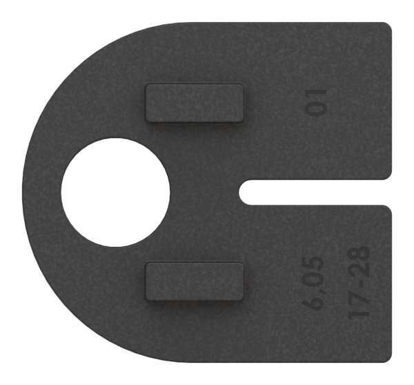 1 Paar Gummis zu Glasklemme 63x45x28 mm AbZ fuer 4 mm Blech-10-2212ABZ.0