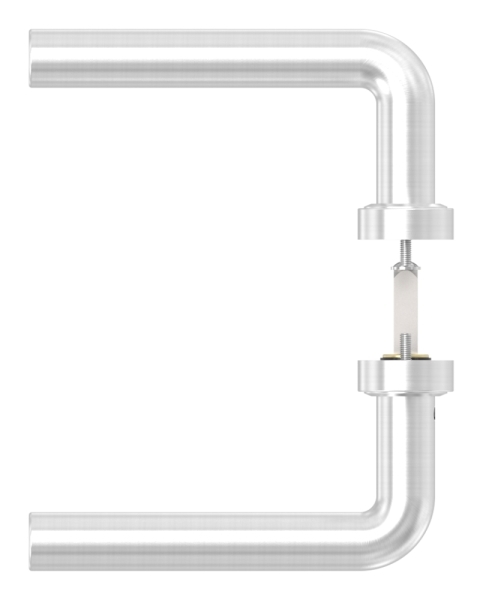 Tuerdruecker-Paar- ein Druecker feststehend- V2A - Rechts-88-11205-VA-F.R